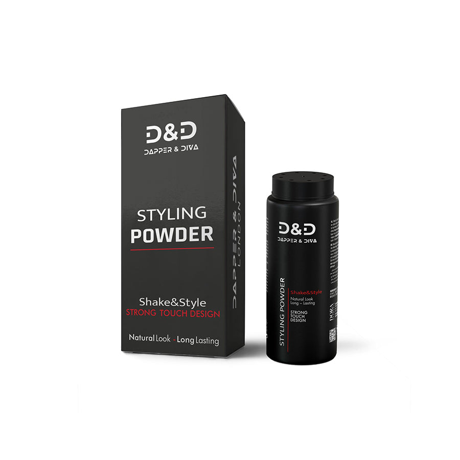 D&D - Strong Touch Shake & Style Styling Powder Wax Natural Look Long Lasting - 20g