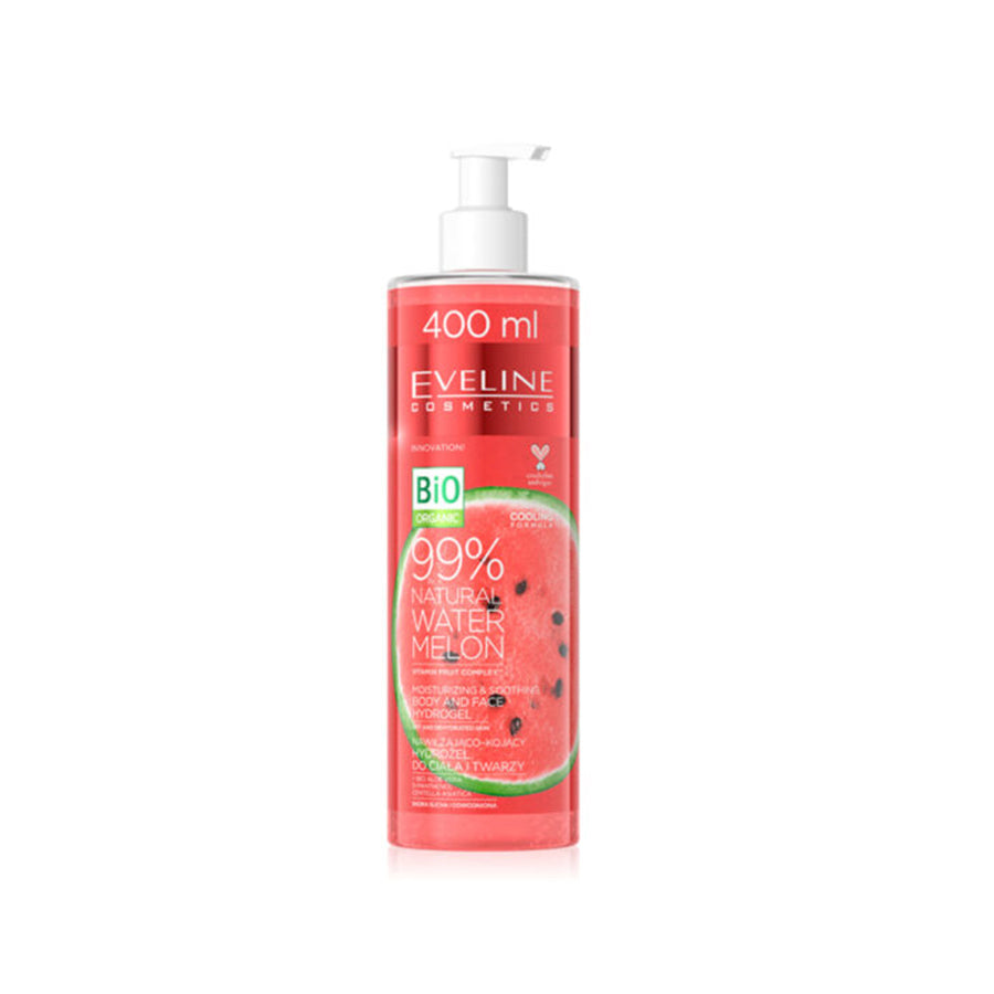 Eveline 99% Natural Watermelon Body and Face Hydrogel Soothing Irritation 400ml