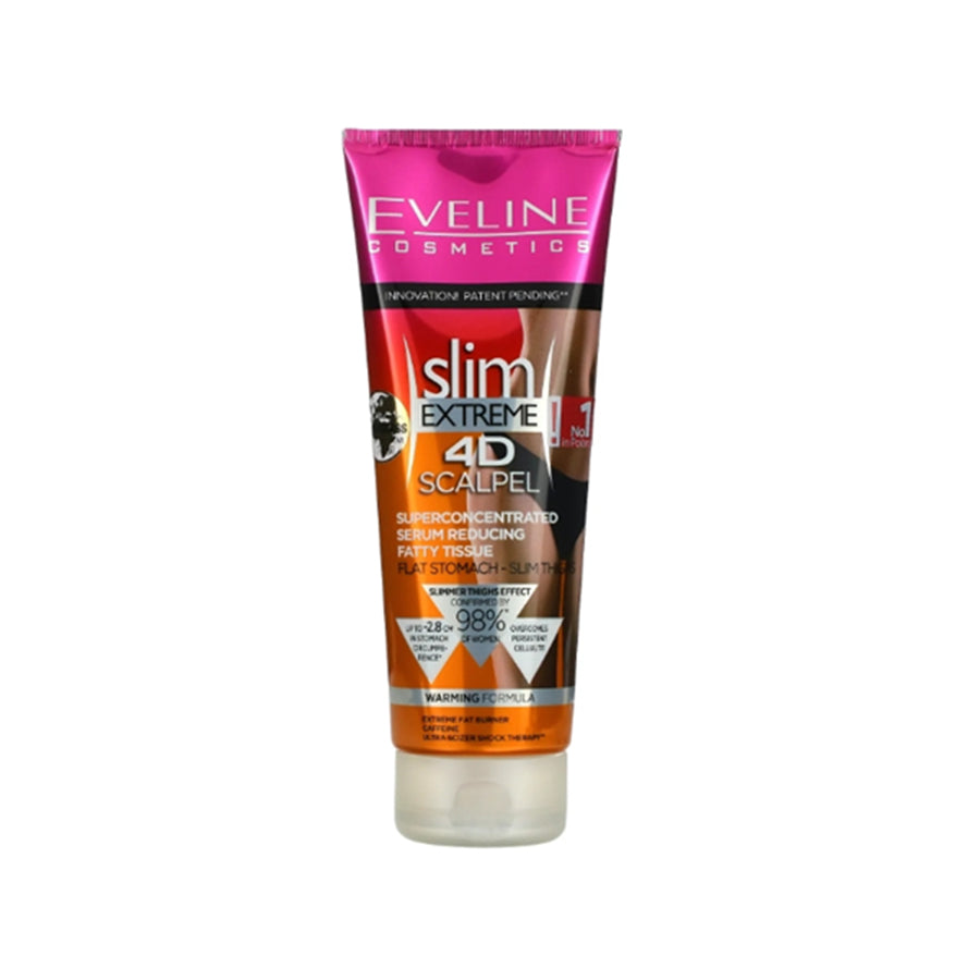 Eveline Slim Extreme 4D Scalpel Reducing Fatty Tissue, 8.8 fl oz (250 ml)