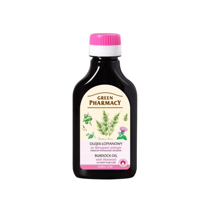 Green Pharmacy Burdock Oil with Horsetail Extract for Weakened Hair 100ml