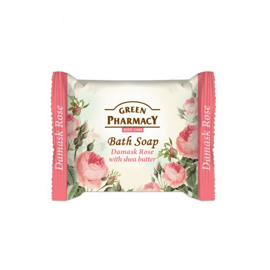 Green Pharmacy Toilet Soap with Extract From Damascus Rose and Shea Butter 100 g