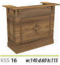 Barber Reception Desk KSS-16