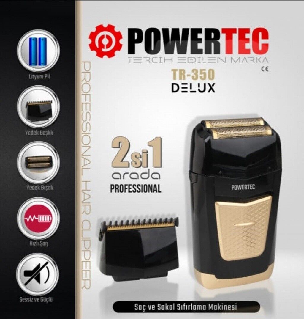 Powertec   Daily Beard And Shaver / European plug