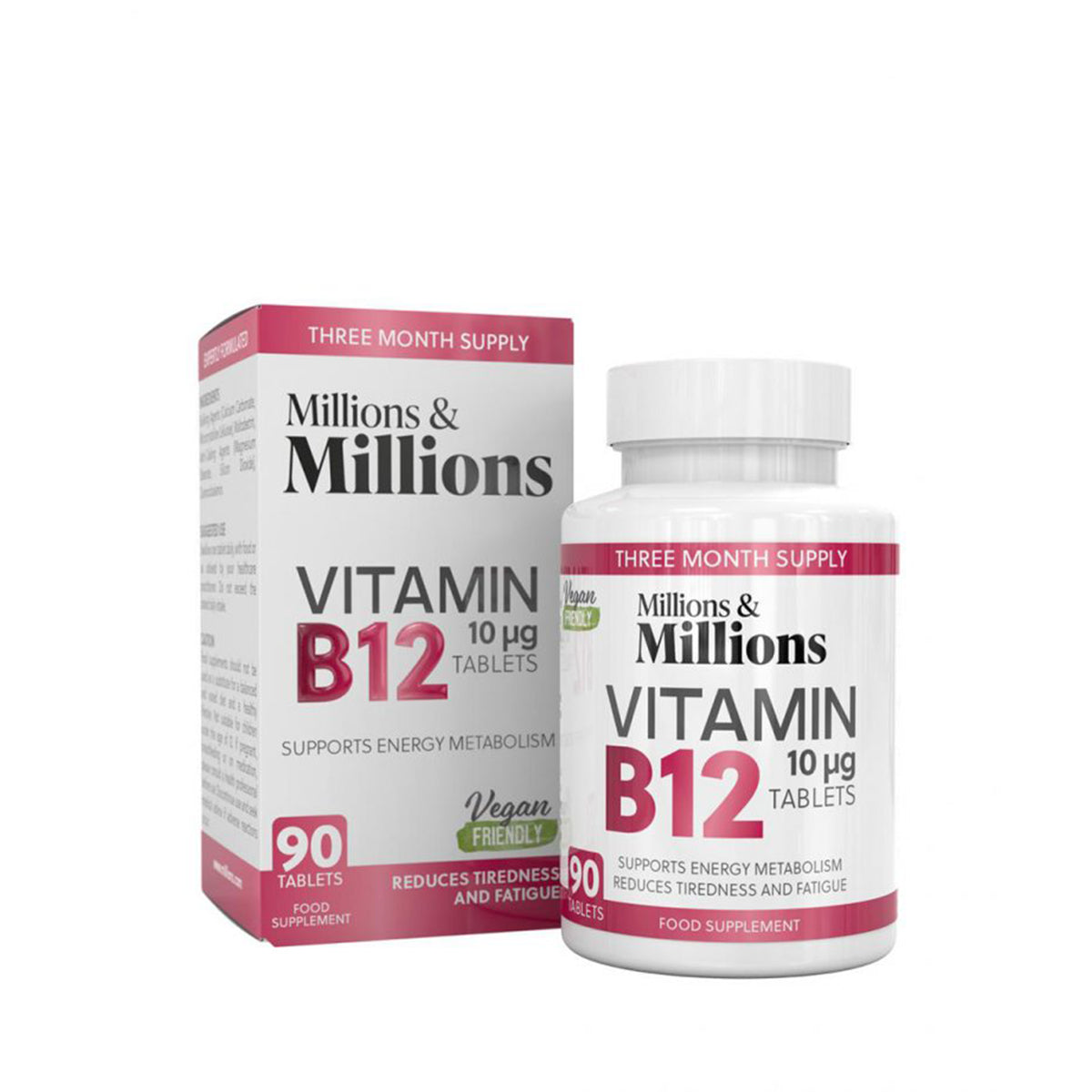 Vegan Friendly Vitamin B12 High Strength 10ug