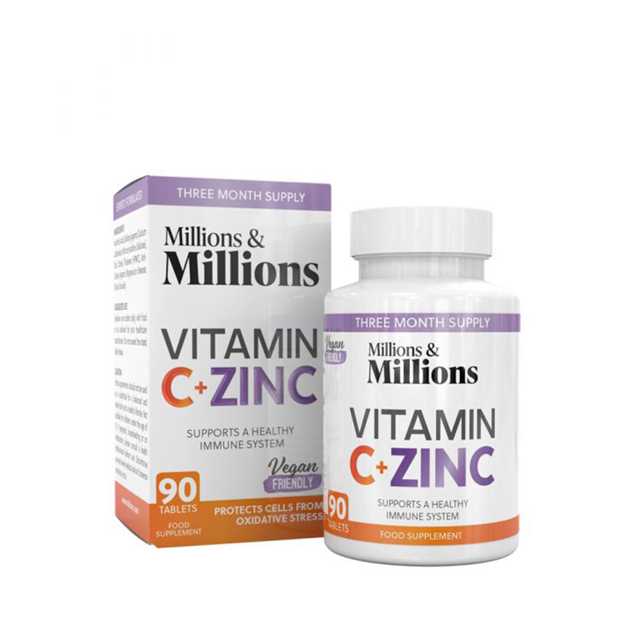 Vegan Friendly Vitamin C 200mg + Zinc 15mg