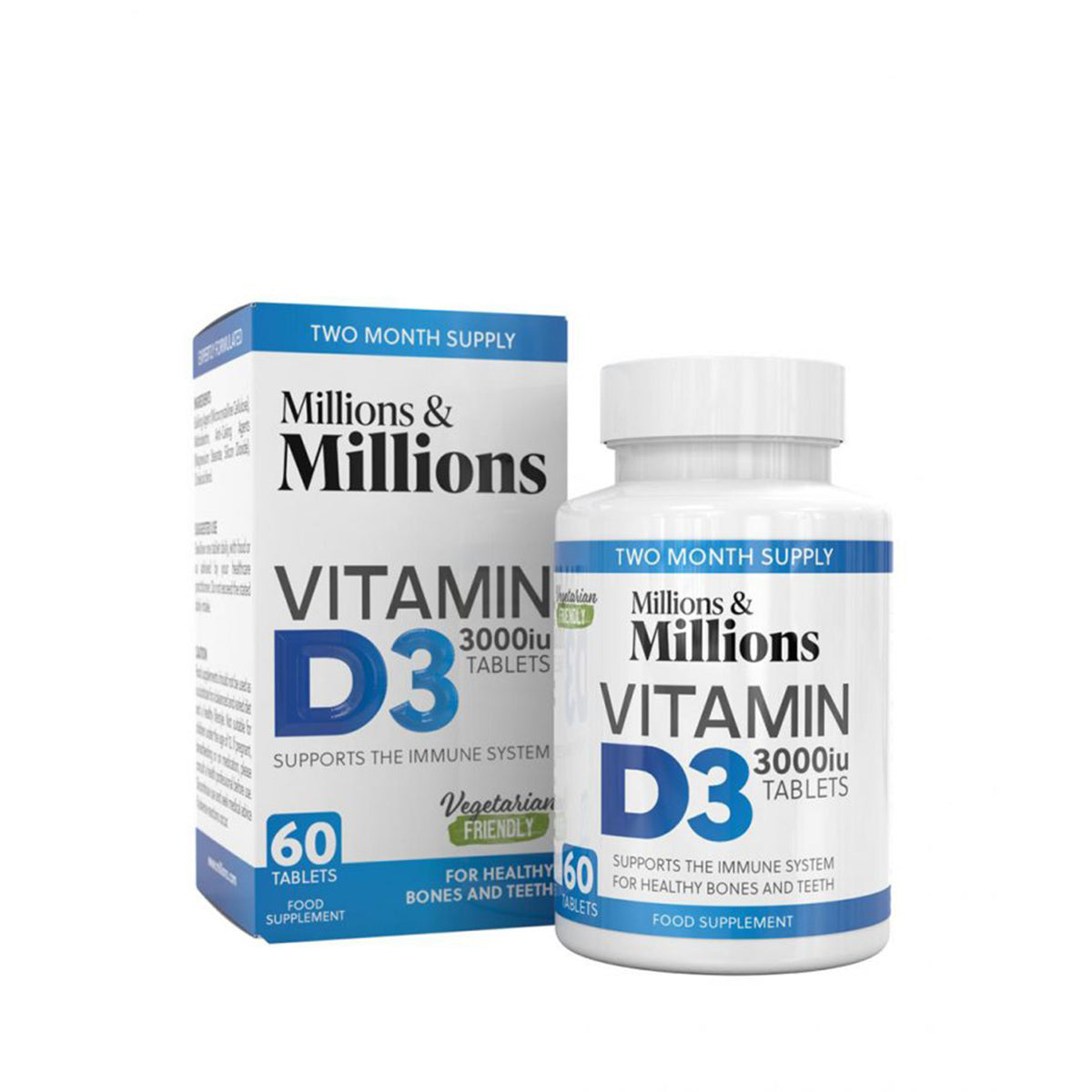 Vegan Friendly Vitamin D3 3000iu