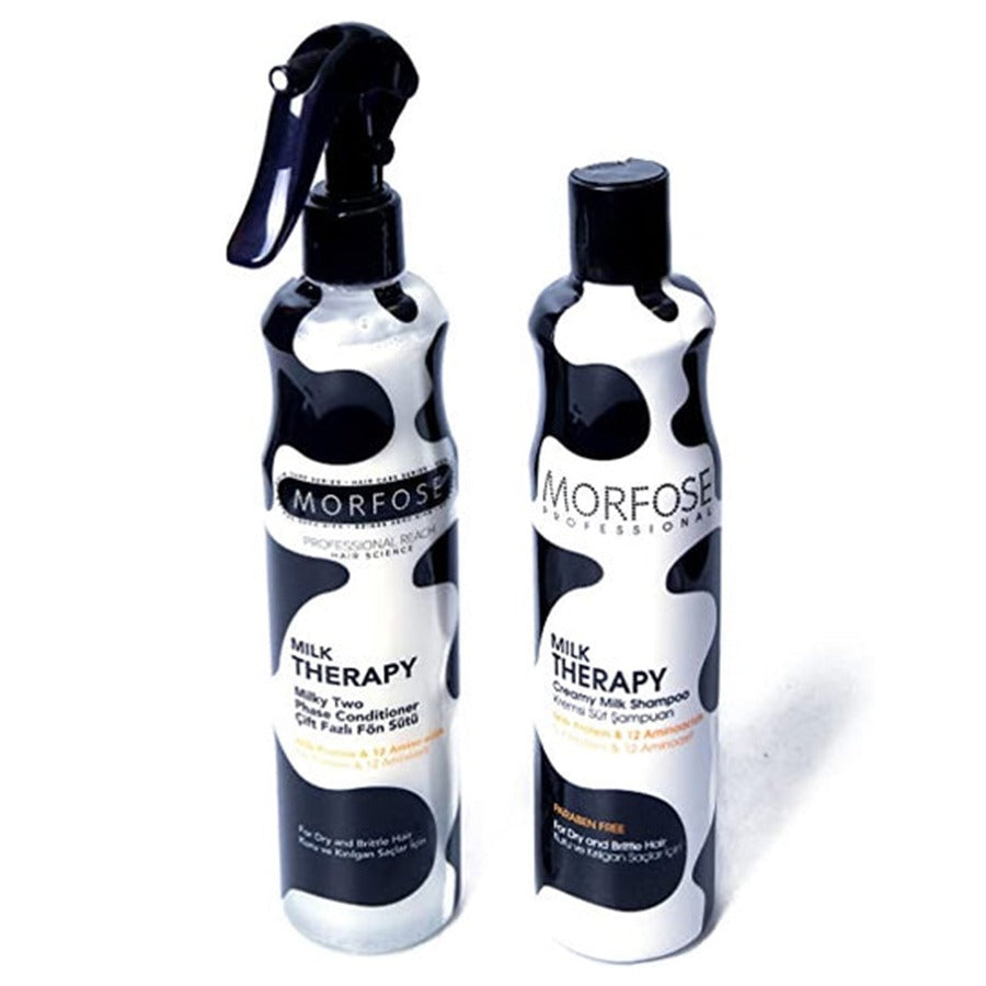 MORFOSE MILK THERAPY CREAMY SHAMPOO 400ml + TWO PHASE CONDITIONER 400ml