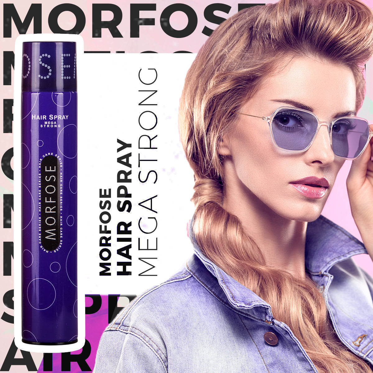 Morfose Hairspray 400ml - Mega Strong Hold - MorfoseUK