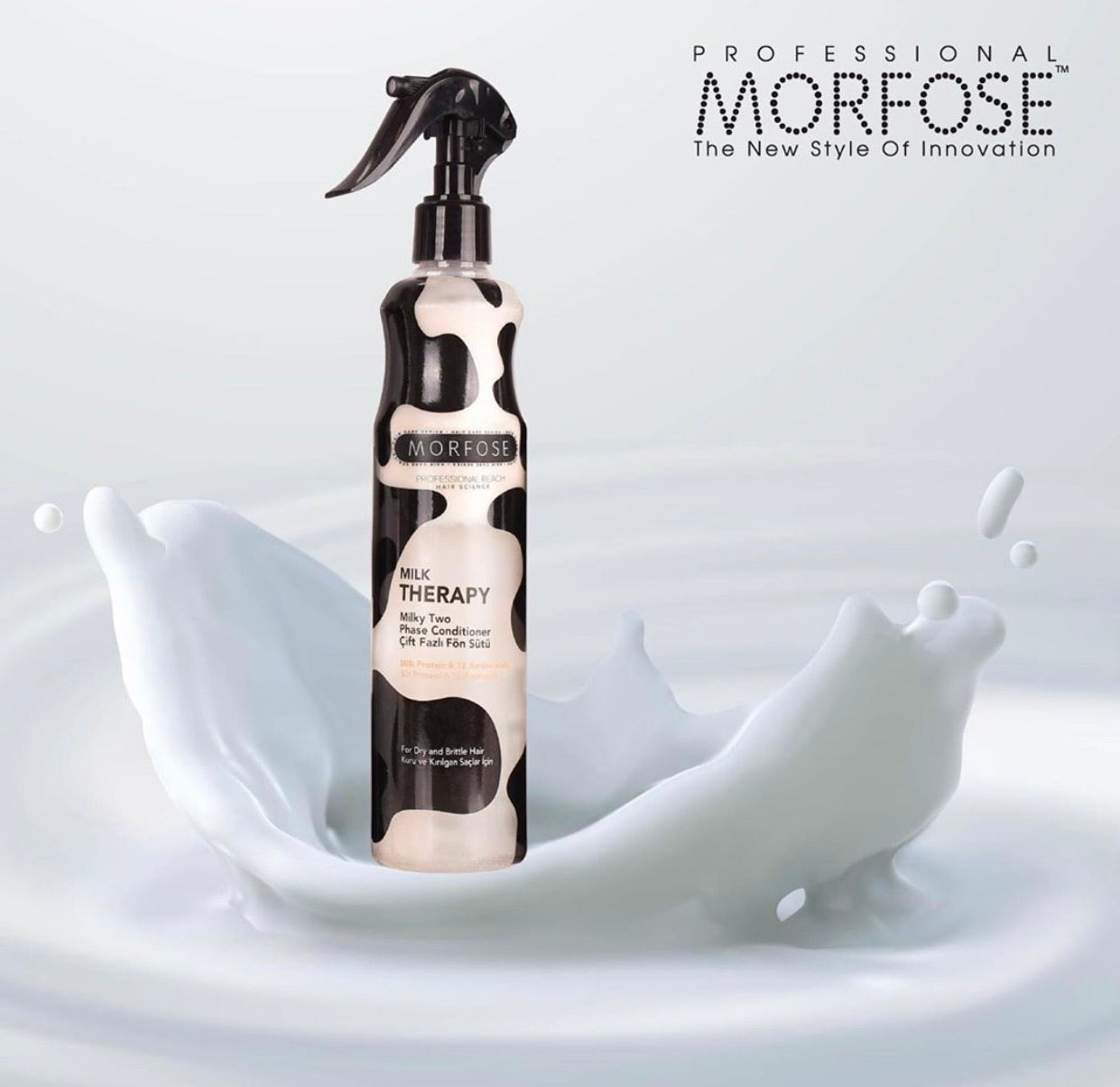 MORFOSE MILK THERAPY CREAMY SHAMPOO 400ml + TWO PHASE CONDITIONER 400ml