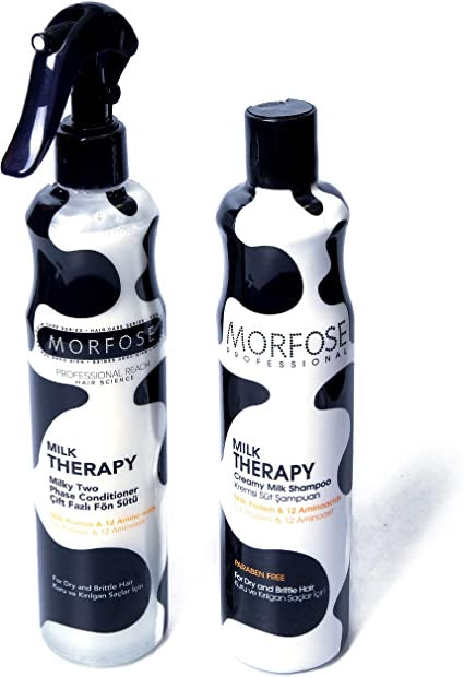 MORFOSE MILK THERAPY CREAMY SHAMPOO 400ml + TWO PHASE CONDITIONER 400ml