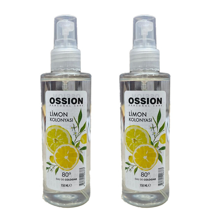 Pack of 2 - Morfose Ossion - Lemon Cologne - 150ml