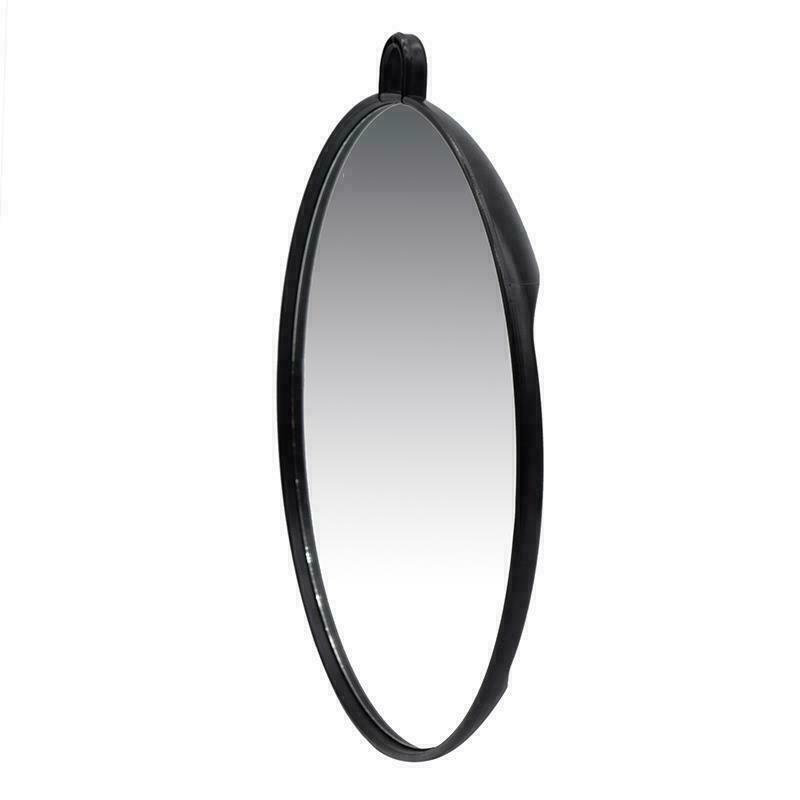 Round Mirror Neck Back Professional Barber Shop Salon Hair Beauty Hairdresser UK